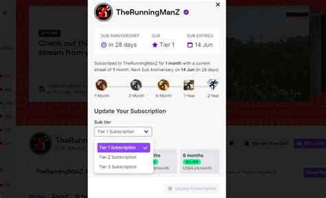 manage twitch subscriptions|Twitch